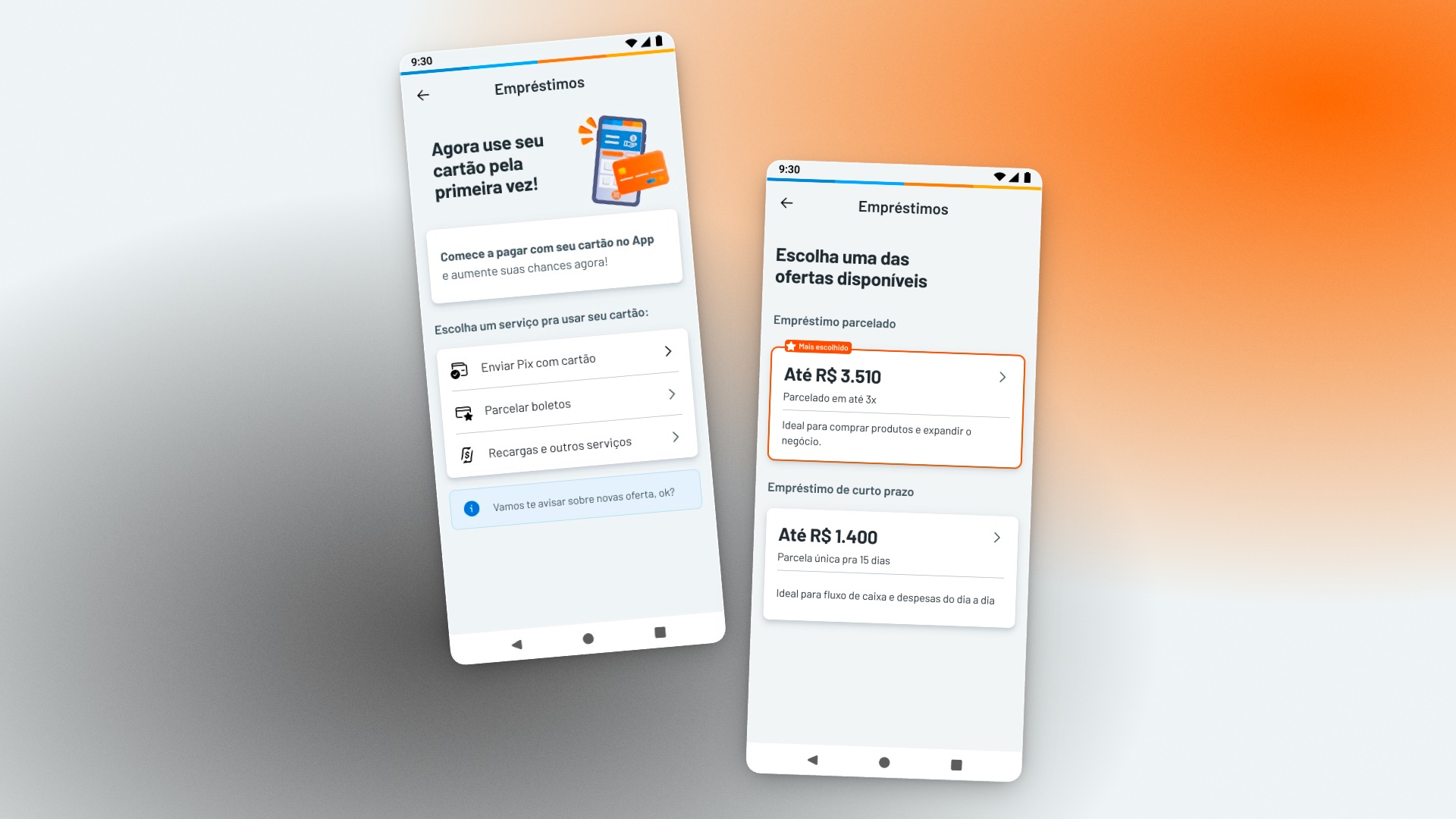 Loans product — journey overview